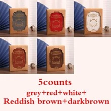 1 Copy/2 Copies/3 Copies/5 Copies/6 Copies/Gift Box Set/Vintage Soft Leather Hardcover Notebook With 200 Pages. It Features A Hollow-Out Design On The Cover, A Satin Ribbon Bookmark, An Anchor Decoration, Metal Edges For Fixation, And Eye-Protecting Paper. It Is Suitable For Office Business, Campus Life, Daily Use And As A Holiday Gift. It's A High-Quality Office Meeting Notebook, Diary, Journal And Record Book.