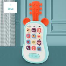 1 Stück Baby Frühpädagogisches Spielzeug Gitarren-Telefon Sound Spielzeug Multifunktionales Musik-Telefon für Kinder, analoge Telefone Geschichte Maschine als Geburtstagsgeschenk (Unterschiedliche Chargen können zu Zufälligkeit in der Außenverpackung führen)