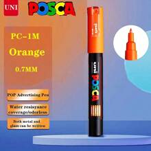 UNI NEW PACKAGE Paint Marker Pen Set And Single PC-1M 3M 5M Water Based Colors Permanent Acrylic Pen Graffiti Art School Supplies