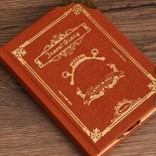 1 Copy/2 Copies/3 Copies/5 Copies/6 Copies/Gift Box Set/Vintage Soft Leather Hardcover Notebook With 200 Pages. It Features A Hollow-Out Design On The Cover, A Satin Ribbon Bookmark, An Anchor Decoration, Metal Edges For Fixation, And Eye-Protecting Paper. It Is Suitable For Office Business, Campus Life, Daily Use And As A Holiday Gift. It's A High-Quality Office Meeting Notebook, Diary, Journal And Record Book.