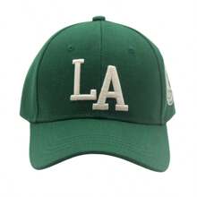 1 pieza Nuevo gorra de moda con bordado LA 2025, sombrero de sol para primavera/verano, uso en exteriores y viajes, gorra de béisbol casual deportiva - gorra de béisbol - Ver 3