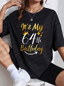 It's My 64 Birthday 64 Years Old Birthday Man Party Women T-Shirt