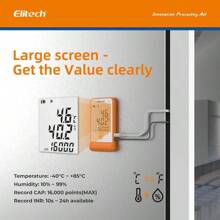 Ch Digital Temperature Humidity Data Logger Pharmacy Refrigerator Thermometer Vaccine Fridge Temperature Monitor Max Min Value - GSP-65PCS - View 3