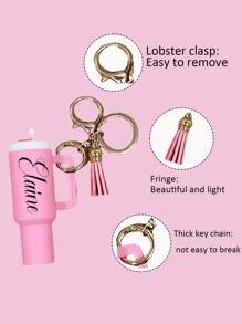 Móc khóa cốc mini tùy chỉnh, Móc khóa cốc dễ thương cá nhân hóa, Móc khóa cốc tùy chỉnh của chúng tôi mang đến nét cá nhân độc đáo thông qua dịch vụ khắc tùy chỉnh. Khách hàng có thể khắc tên hoặc tùy chỉnh thông điệp để tạo ra một phụ kiện độc nhất vô nhị, lựa chọn từ bộ sưu tập 11 màu sắc tươi sáng để phù hợp với mọi phong cách hoặc cá tính. Móc khóa & Phụ kiện tùy chỉnh, Dễ dàng sử dụng - Nhiều màu - Xem 3