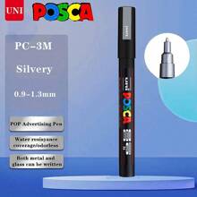 UNI NEW PACKAGE Paint Marker Pen Set And Single PC-1M 3M 5M Water Based Colors Permanent Acrylic Pen Graffiti Art School Supplies
