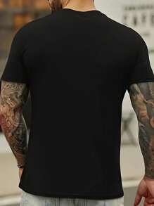 Camiseta casual masculina de alien, camisetas de manga curta, roupas esportivas de verão ao ar livre