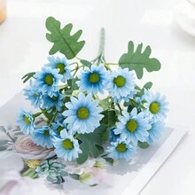 1/3/6pcs Romantic Premium Artificial Daisy Flowers Centerpieces Plastic Flowers Silk Bouquet For Wedding Room Home Hotel Party Event New Years Gifts Handheld Flower Arrangement For Valentine's Day Wedding/Home/Bedroom/Living Room/Table Decoration/Bride's Bouquet/Outdoor Garden Birthday Graduation,Fall Decor,Autumn - Multicolor - View 23