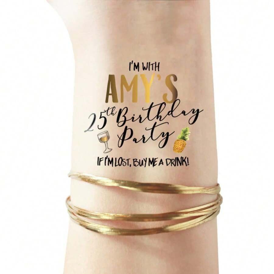 15 hình xăm sinh nhật tùy chỉnh Hình xăm tạm thời Hình xăm giả Hình xăm sinh nhật Chúc mừng sinh nhật Hình xăm độc đáo Hình xăm cá nhân Hình xăm khuôn mặt - Nhiều màu - Xem 1