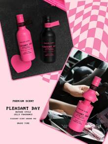 1PC Novel Design Wine Bottle Shape Flameless Long-Lasting Aroma Diffuser With Sweet Fruity, Floral, Lemon, Blackberry Strawberry, Orange, Rose Signature Scent Fragrance Gel, Romantic Relieve Stress Anxiety Keep Fresh & Pleasant Air For Office, Car Travel, Home, Bedroom, Sitting Room, Living Room, Bathroom, Kitchen And Aromatherapy