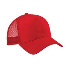 Beechfield Unisex Adult Snapback Trucker Cap (Classic Red/Classic Red) - Red - View 1