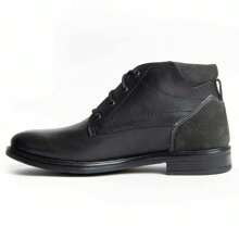 Purapiel Comfortable Leather Lace-Up Boot Botiel8 Delivery 24/72H To Spain (Peninsula)✅ - Black - View 4