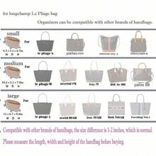 Organiseur de sac à main à insérer pour le sac fourre-tout Le Pliage. Organiseur multi-poches en feutre, sac organiseur avec fermeture éclair. Sac de voyage essentiel
