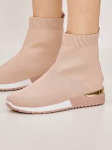 Giày thường ngày của phụ nữ, Thời trang tối giản mặc hàng ngày - Hồng - Xem 4