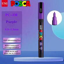 UNI NEW PACKAGE Paint Marker Pen Set And Single PC-1M 3M 5M Water Based Colors Permanent Acrylic Pen Graffiti Art School Supplies