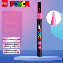 UNI NEW PACKAGE Paint Marker Pen Set And Single PC-1M 3M 5M Water Based Colors Permanent Acrylic Pen Graffiti Art School Supplies