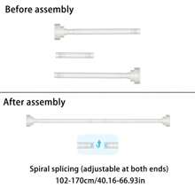 [Popular] 1pc Adjustable Tension Rod, Double-Sided Adjustable, With Plastic Base, Stainless Steel Material, Suitable For Shower Curtain, Window Curtain, Closet, And Balcony Clothes Drying, Available In Silver, Black, White, Graybedroom,Organizer,Organiser,Home Storage,White T Shirt Women,Black Pants Women,Ladies Winter Clothes,Dress,Winter Clothes For Ladies,Elegant Woman Dresses,White Shirt For Ladies,Long Sleeve,White Jumpsuit For Women,Spring Dresses For Women,Spring Outfits For Women,Spring,Spring Clothes,Minimalist,Summer Tops