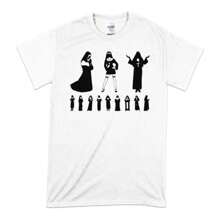Funny Nun Outfit Unholy Nun Shirt Nun Shirt Nun Unisex T-Shirt - trắng - Xem 1