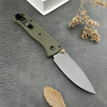 BM 535 Outdoor Pocket Folding Knife 440C Steel Blade Nylon Fiberglass Handle Tactical Survival Portable Knife EDC Tool With Pocket Clip - BM 535 刀總長19.8CM 刀刃長7.5CM - 查看 2