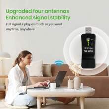 USB WiFi Range Extender, Up To 300Mbps WiFi Repeater For Home, Full Coverage Wireless WiFi Booster