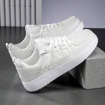 Plus-Size Men's And Women's Spring, Summer, Autumn Sports Shoes, Plus-Size Men's And Women's Flat Casual Shoes, Plus-Size Men's And Women's Casual Skateboard Shoes, Plus-Size Men's And Women's Loafers, Plus-Size Men's And Women's Non-Slip Daily Youth White Shoes, Plus-Size Men's And Women's Student Shoes, Plus-Size Men's And Women's Flat Fashion Sports Shoes, Plus-Size Men's And Women's Lace-Up Casual Sports Shoes