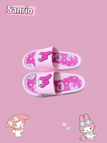 Sanrio Chinelos Frios Infantis Verão Meninos e Meninas Banho Interno Antiderrapante Bebê Lar Masculino Chinelos Infantis