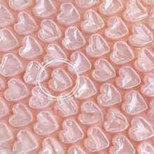 500/200/100 Pcs Pink Heart-Shaped Protective Bubble Pouches - 3.9 X 4.1in Cushioning Bags For Shipping, Moving, And Storage, Ideal For Fragile Items - Perfect Gift For Crafters& Small Business Owners - 粉色 - 查看 6