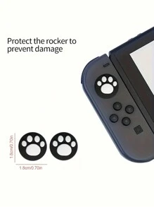 2 件控制器操纵杆拇指握把兼容 PS5 Playstation 4 游戏手柄、高性能游戏配件保护套 - 彩色 - 查看 3