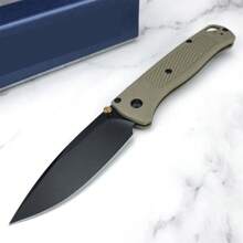 BM 535 Outdoor Pocket Folding Knife 440C Steel Blade Nylon Fiberglass Handle Tactical Survival Portable Knife EDC Tool With Pocket Clip - BM 535 刀總長19.8CM 刀刃長7.5CM - 查看 4