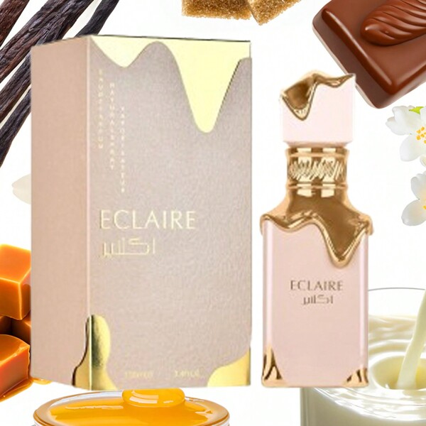 ECLAIRE Women's Perfume, 100ML, Featuring The Scents Of Caramel Milk, Honey And Vanilla,Give Her The Perfect Gift