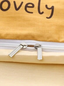 3 件套数码印花幼儿园床上用品套装（1 件羽绒被套 + 1 件床垫保护套 + 1 件枕套），儿童午睡床单，亲肤拉绒床垫套床上用品套装，360 度防滑