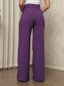 Women Pants - Purple - View 2
