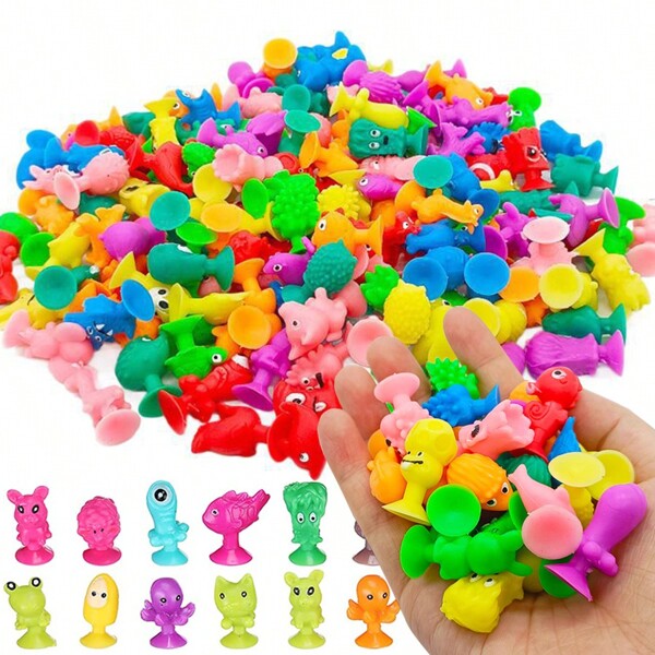 10-40pcs Silicone Mini Monster Sucker Doll Style Random Suction Doll Creative Party Gifts Adult Funny Stress Relief Toys Gifts