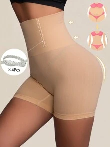 1 Pc Seamless High Waist Tummy Control Panties Underwear Shaping Panties Waist Trainer Body Shaper Shorts Slimming Sheath Woman Flat Belly Hip Butt Lifter Briefs Panty Women Underwear Shapewear