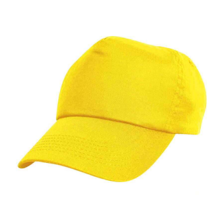 Result Cotton Cap (Yellow) - 190gsm 100% Cotton - 黃色 - 查看 1