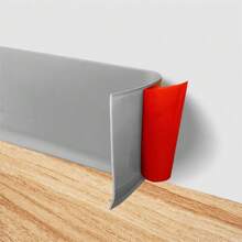 1 st 2m/78,74in Flexibele Basisplaat Vormige Decoratieve PVC Zelfklevende Afpelbare Muurplint Rubberen Muurplint