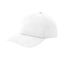 Beechfield Urbanwear 5 Panel Snapback Cap (White) - 80% Polyester/20% Cotton