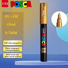 UNI NEW PACKAGE Paint Marker Pen Set And Single PC-1M 3M 5M Water Based Colors Permanent Acrylic Pen Graffiti Art School Supplies