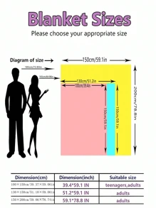1 件花卉印花字母毯，俄罗斯母亲节礼物羊毛毯，送给妈妈，柔软温暖的毯子，适合午睡、沙发、办公室、床、露营、旅行，适合所有季节的多用途礼物 - 彩色 - 查看 3
