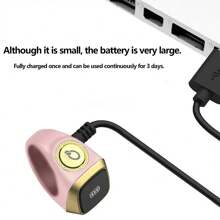 电子念珠计数器，OLED 数字念珠计数器，穆斯林伊斯兰祈祷智能戒指，男女通用 Azan 闹钟，手指计数器，提醒器，祈祷追踪器，祈祷戒指 - 粉色 - 查看 5