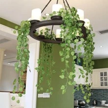 1/6/12/24PCS 6.9ft Fake Vines With Leaves For Bedroom Artificial Ivy Garland Fake Ivy Leaves Artificial Greenery Plant Garlands Hanging Vines For Room Decor Wedding Wall Indoor Outdoor Decoration