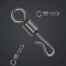 20pcs Carp Fishing Swivels Quick Change Stainless Steel For Carp Fishing Rig Fishing Accessories Terminal Tackle AE007
