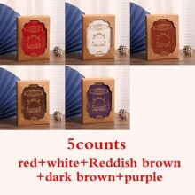 1 Copy/2 Copies/3 Copies/5 Copies/6 Copies/Gift Box Set/Vintage Soft Leather Hardcover Notebook With 200 Pages. It Features A Hollow-Out Design On The Cover, A Satin Ribbon Bookmark, An Anchor Decoration, Metal Edges For Fixation, And Eye-Protecting Paper. It Is Suitable For Office Business, Campus Life, Daily Use And As A Holiday Gift. It's A High-Quality Office Meeting Notebook, Diary, Journal And Record Book.