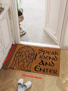 1 peça 'Listras, manchas, pinturas coloridas em diferentes padrões' capacho, tapete interno, tapete de arremesso, capacho criativo, tapete temático de entrada, decoração para casa, tapete antiderrapante, acessórios para quarto, adereços para fotos, decoração externa, tapete de arremesso, tapete de área, presente