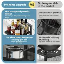 One Pot Rack, Stainless Steel Pot Rack Under Sink, Stable Multi-Tier Rack, Easy To Install And Adjustable Storage Organizer For Pots And Pans, Kitchen Organizer And Storage Rack, Kitchen Accessories