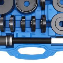 kangten 21pcs Front Wheel Drive Bearing Removal Adapter Puller, Pulley Tool Kit Master Set, Wheel Bearing Wheel Hub Tool - Multicolor - View 8