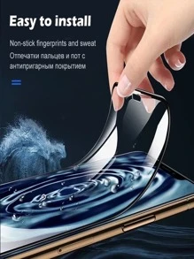 3件組：2片防偷窺磨砂柔性陶瓷膜 + 1個防摔透明手機殼，適用於 iPhone/Galaxy/Honor/，無氣泡、易貼全螢幕，高硬度防刮防指紋，隱私防偷窺 - 3in1 - 查看 5
