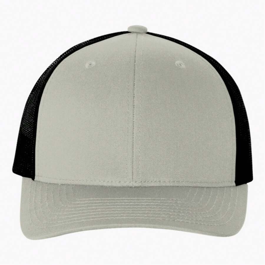 Technical Mesh Trucker Cap (Fresh Green/Black) - 100% Polyester - Green - View 1