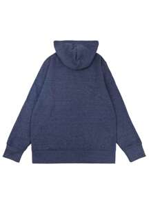 COOLAUNTCLUB Letter Print Pattern - Suitable For Christmas Printed Long-Sleeved Casual Hoodie, Fashionable Men's Clothing - Space Gray - View 2