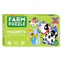 A Box Of Refrigerator Magnet Puzzles, Alphabet Poster,Magnetic Alphabet Letters,Animals, Fruit Stickers, Suitable For Preschool Enlightenment Toys, Good Gifts For Children At Home, Birthday Gifts,Magnet Toy
