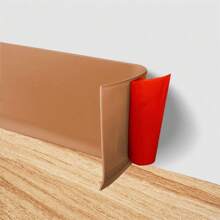 1 st 2m/78,74in Flexibele Basisplaat Vormige Decoratieve PVC Zelfklevende Afpelbare Muurplint Rubberen Muurplint
